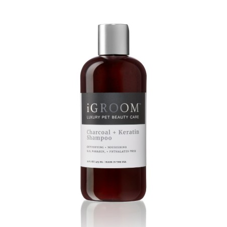 iGROOM Charcoal + Keratin Shampoo